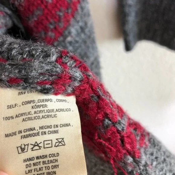 Anthropologie Moth striped open front duster cardigan with fringed trim size XS - Picture 9 of 10